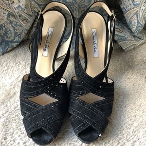 Authentic Oscar de la Renta Black Heels size 38